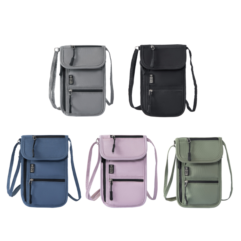 Travel Accessories Wallet - Personal Neck Wallet RFID Blocking Travel