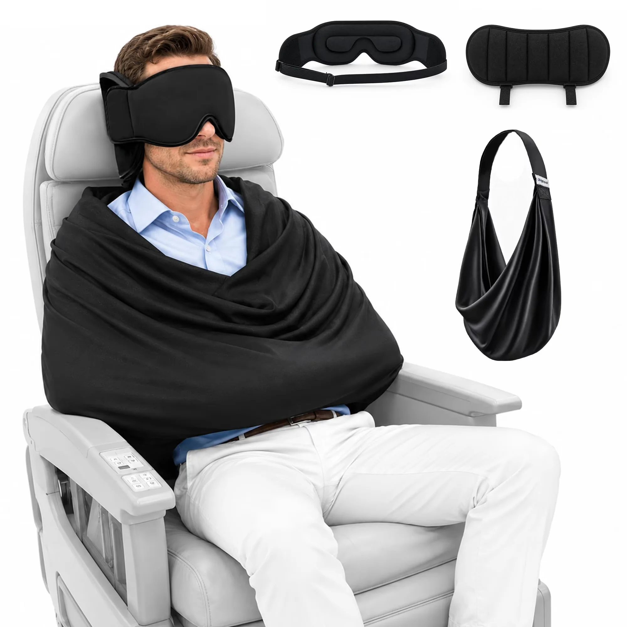 Travel Accessories Long Flight - 3-in-1 Airplane Sleep Support Set Plane