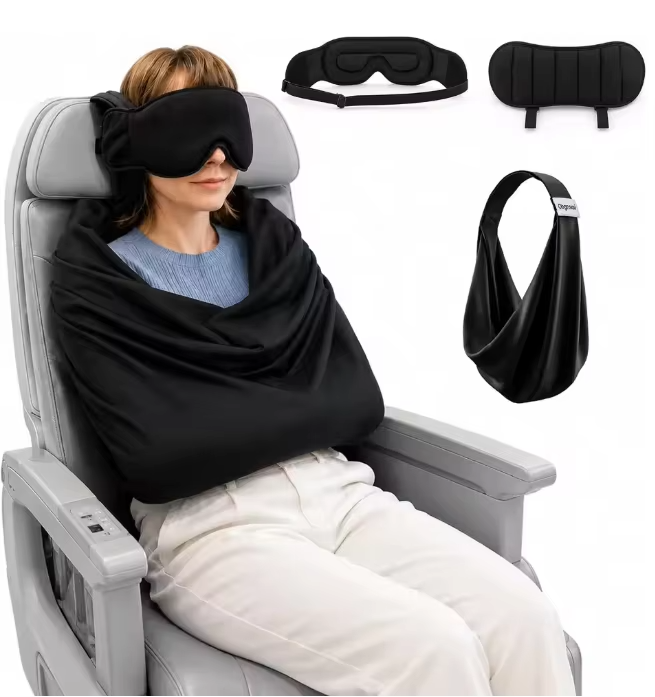 Travel Accessories Long Flight - 3-in-1 Airplane Sleep Support System Plane