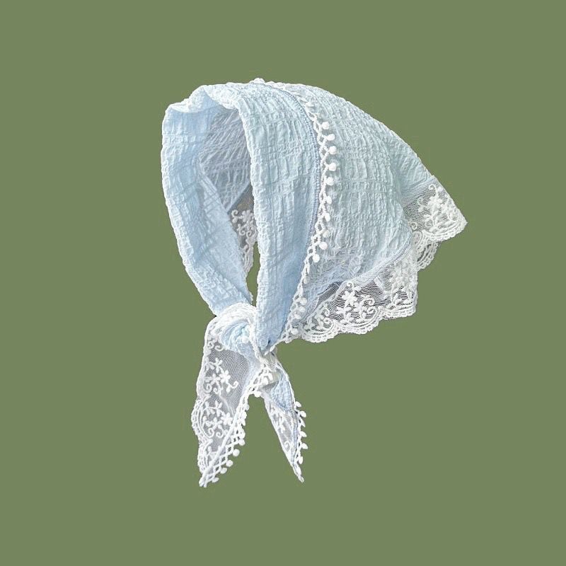 Fashion Lace Triangle Headscar - Travel Accessories Aesthetic ulasan dan harga