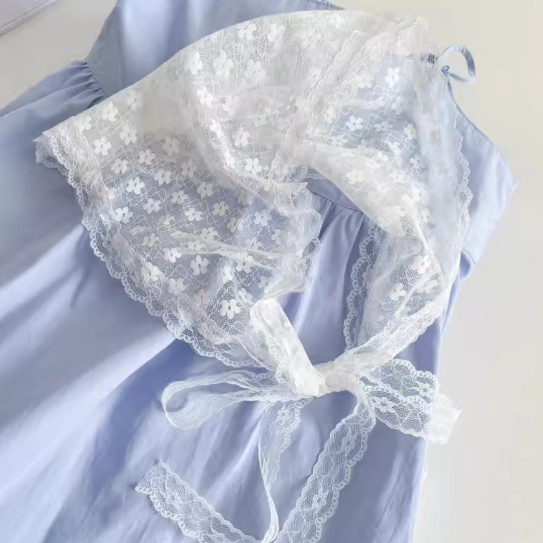 Fashion Lace Triangle Headscar - Travel Accessories Aesthetic ulasan dan harga