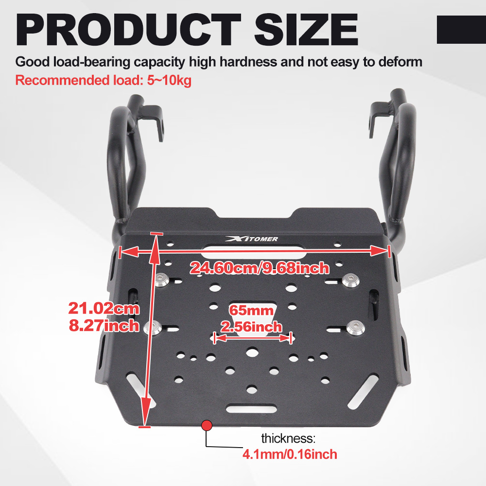 Motorcycle Rear Luggage Rack F - Luggage Cover Protector ulasan dan harga