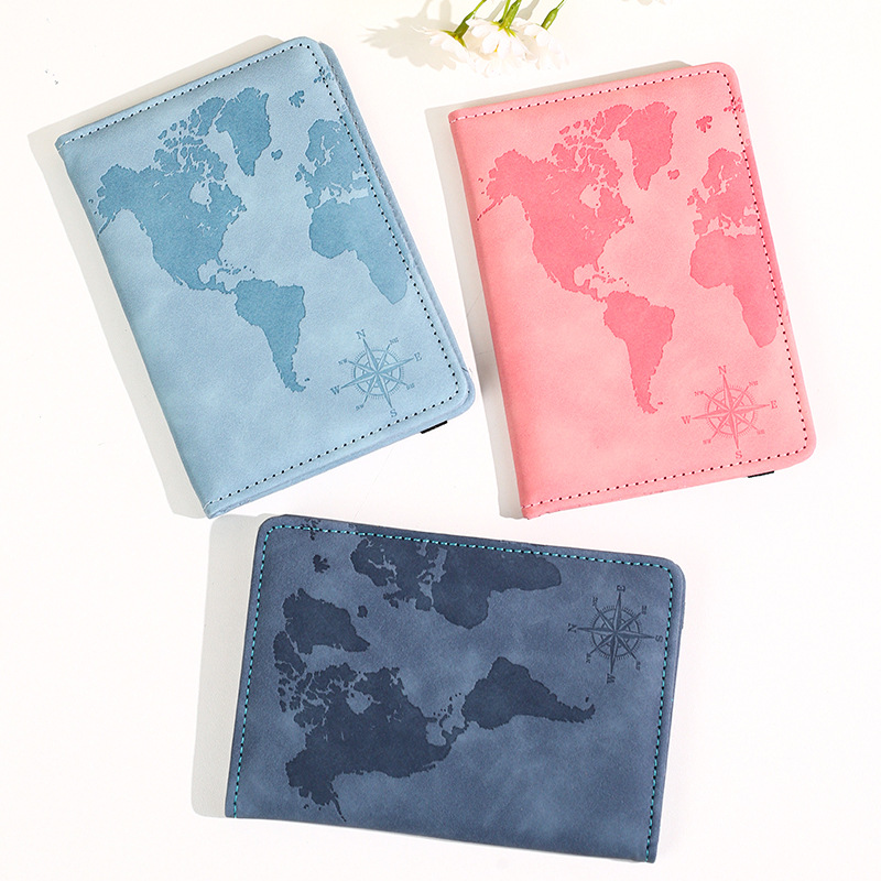 New Map Printed Passport Holde - Travel Accessories India ulasan dan harga