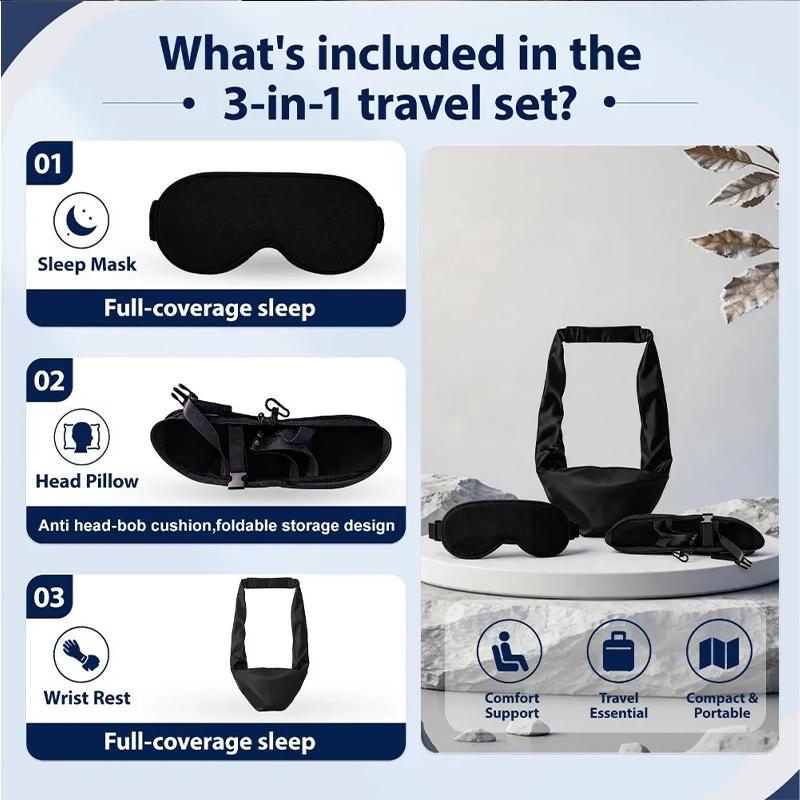 3-in-1 Airplane Sleep Support  - Travel Accessories Long Flight ulasan dan harga
