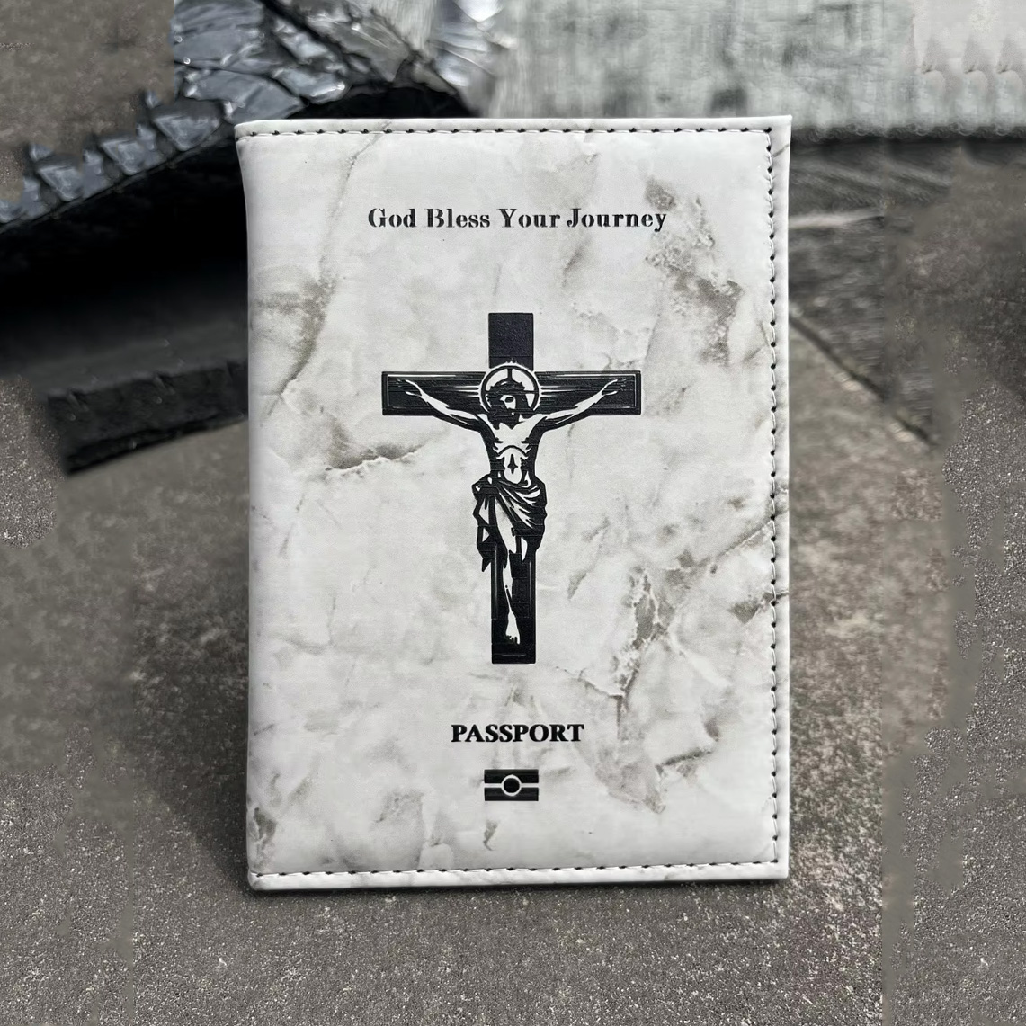 Jesus Crucifixion Passport Cov - Travel Accessories Wallet ulasan dan harga