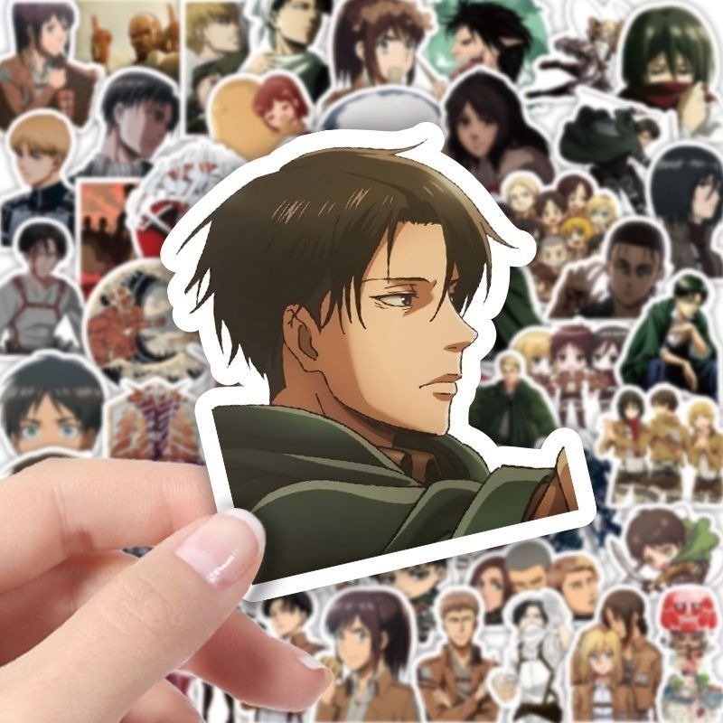 60Pcs Attack on Titan Anime St - Luggage Cover Protector ulasan dan harga