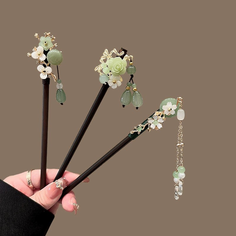 Antique Wooden Hairpin Women's - Travel Accessories Jewelry ulasan dan harga