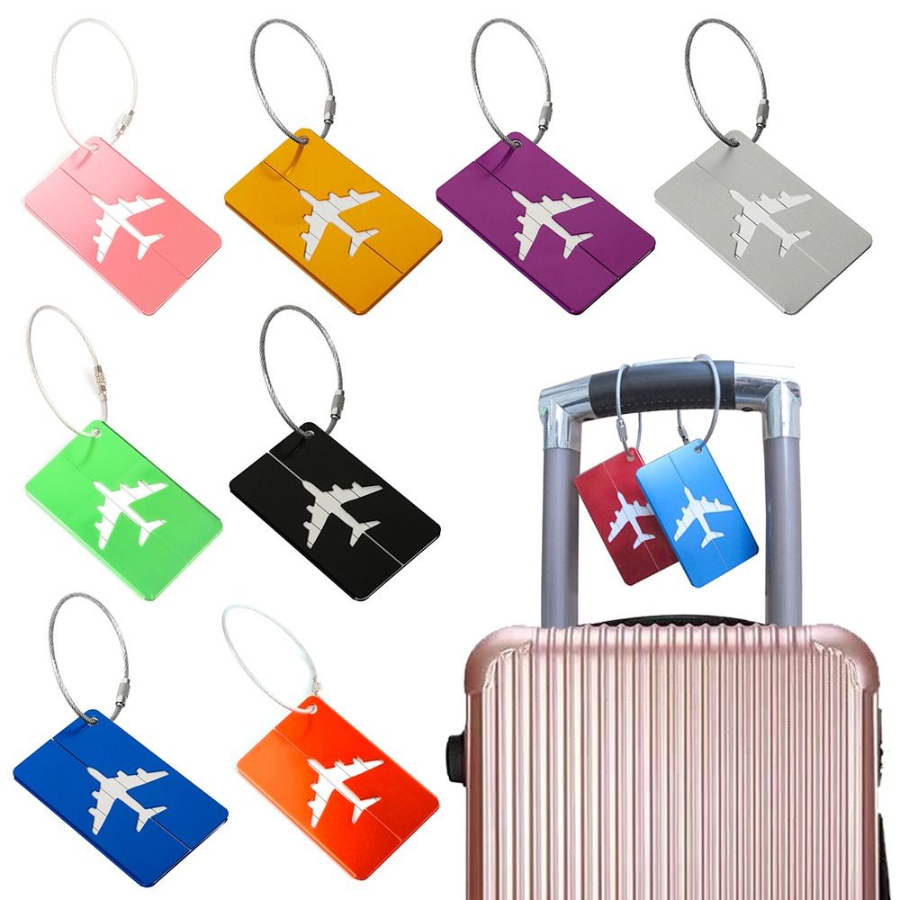 Aluminium Travel Luggage Tags  - Travel Accessories India ulasan dan harga