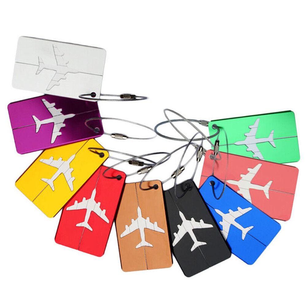 Aluminium Travel Luggage Tags  - Travel Accessories India ulasan dan harga
