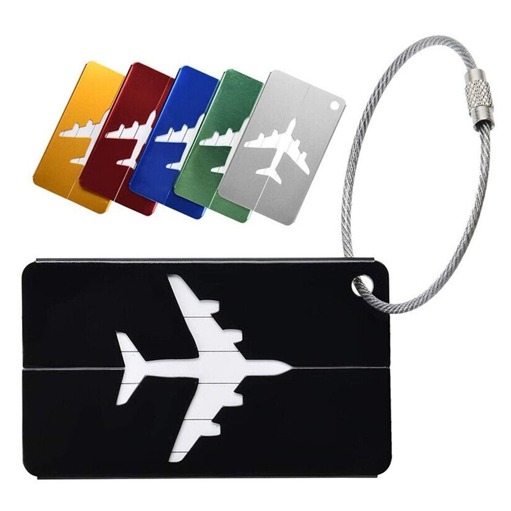 Aluminium Travel Luggage Tags  - Travel Accessories India ulasan dan harga
