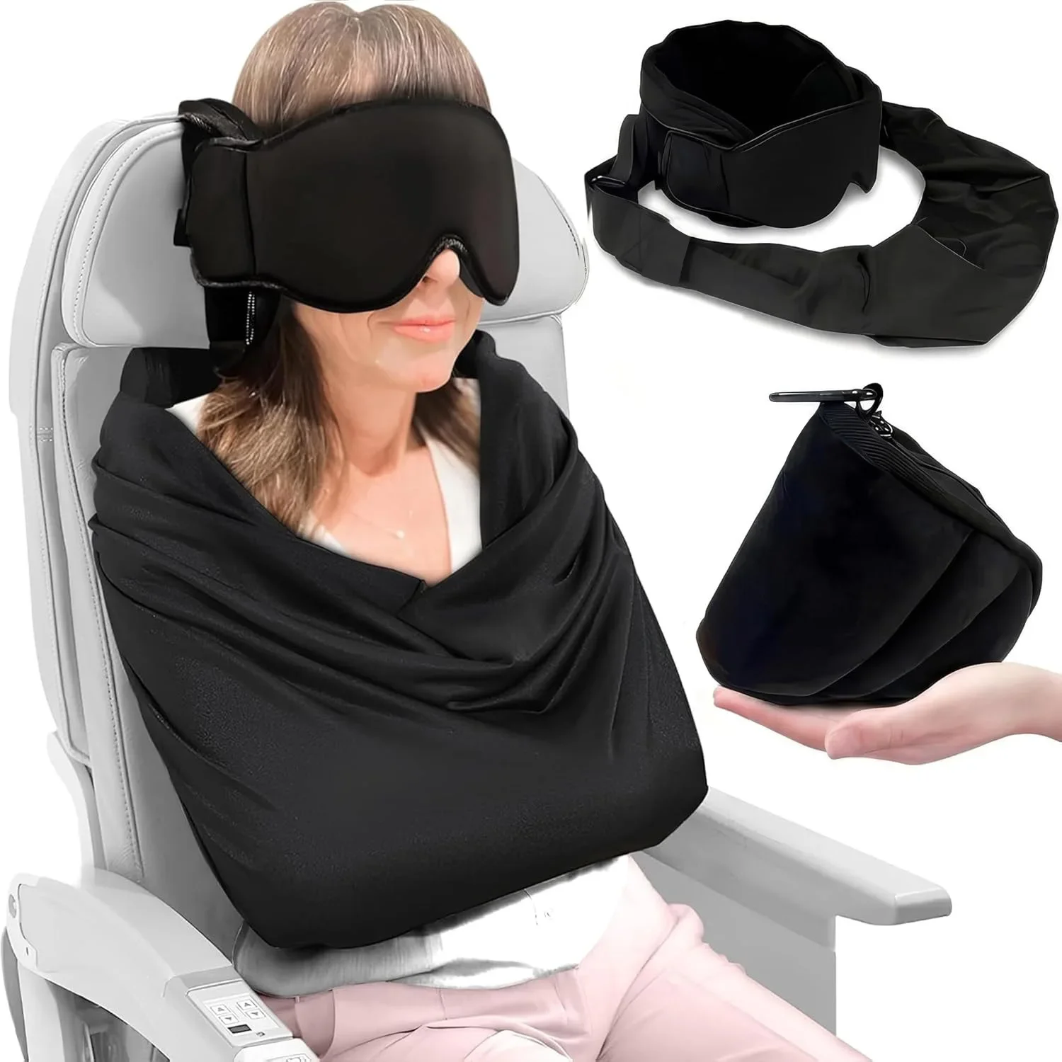 3-in-1 Airplane Sleep Support  - Travel Accessories Long Flight ulasan dan harga