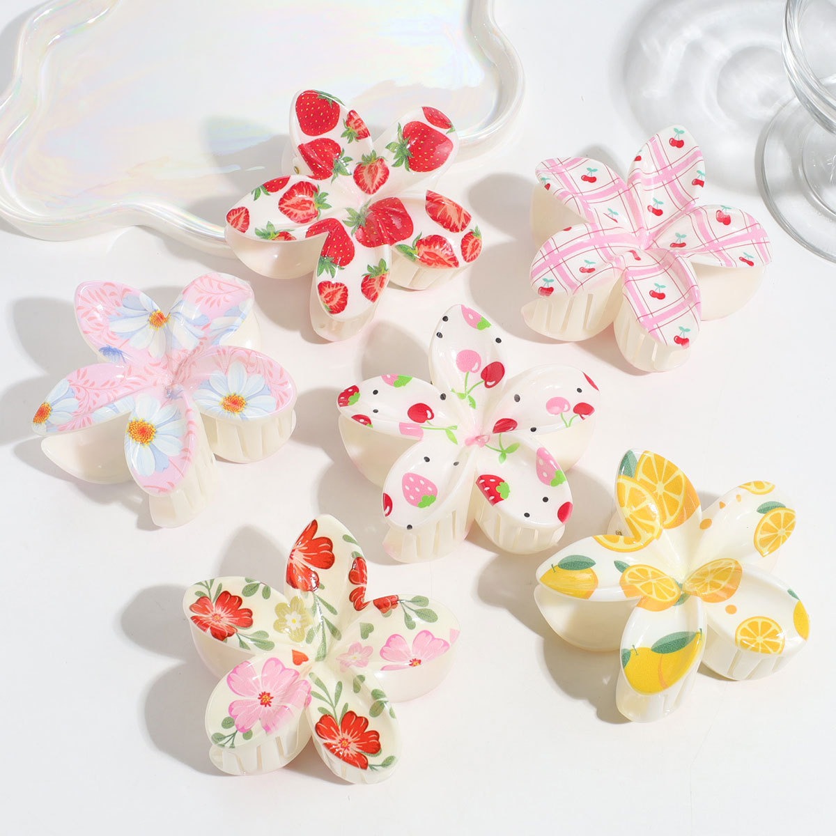 3pcs Cute Fashion Colorful Fru - Travel Accessories Aesthetic ulasan dan harga