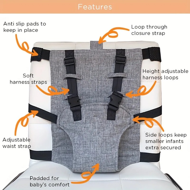 Adjustable Baby Dining Chair S - Travel Accessories Baby ulasan dan harga
