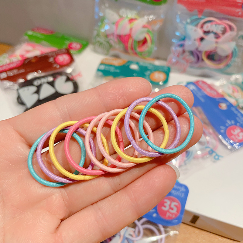 Hair Ties Kids Soft Elastic Ru - Travel Accessories Baby ulasan dan harga